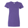 J. America Women's Purple/Silver Glitter T-Shirt
