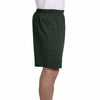 Champion Men's Dark Green 6-Ounce Cotton Gym Short