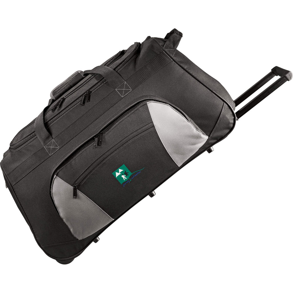 Leed's Black Excel 26" Wheeled Travel Duffel Bag