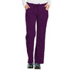 Dickies Women's Eggplant Xtreme Stretch Mid Rise Drawstring Cargo Pant