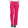 Dickies Women's Hot Pink Xtreme Stretch Mid Rise Drawstring Cargo Pant