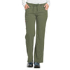 Dickies Women's Olive Xtreme Stretch Mid Rise Drawstring Cargo Pant