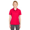 UltraClub Women's Red Cool & Dry Mesh Pique Polo