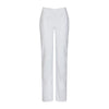 Dickies Women's White EDS Stretch Mid Rise Moderate Flare Leg Pull-on Pant