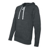 J. America Men's Charcoal Heather Sport Lace Jersey Hooded Pullover T-Shirt