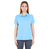 UltraClub Women's Columbia Blue Cool & Dry Sport Polo
