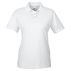 UltraClub Women's White Cool & Dry Sport Polo