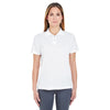UltraClub Women's White Cool & Dry Sport Polo