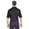 UltraClub Men's Black Cool & Dry Sport Polo with Pocket
