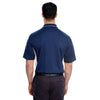 UltraClub Men's Navy/White Cool & Dry Sport Two-Tone Polo