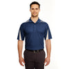 UltraClub Men's Navy/Stone Cool & Dry Sport Polo