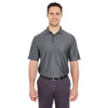 UltraClub Men's Charcoal Tall Cool & Dry Elite Performance Polo