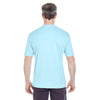 UltraClub Men's Ice Blue Cool & Dry Sport Performance Interlock T-Shirt