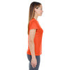 UltraClub Women's Orange Cool & Dry Sport Performance Interlock T-Shirt