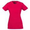 UltraClub Women's Red Cool & Dry Sport Performance Interlock T-Shirt