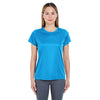 UltraClub Women's Sapphire Cool & Dry Sport Performance Interlock T-Shirt