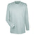 UltraClub Men's Grey Cool & Dry Sport Long-Sleeve Performance Interlock T-Shirt
