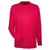 UltraClub Men's Red Cool & Dry Sport Long-Sleeve Performance Interlock T-Shirt