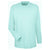 UltraClub Men's Sea Frost Cool & Dry Sport Long-Sleeve Performance Interlock T-Shirt