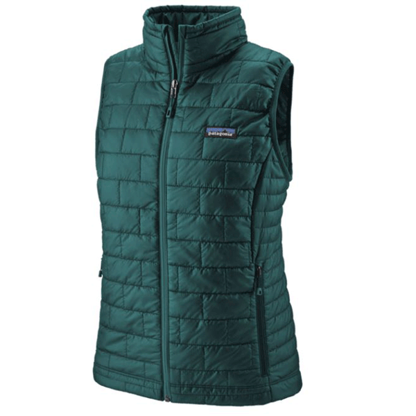 Corporate Logo Patagonia Womens Piki Green Nano Puff Vests Patagonia