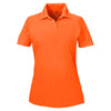 UltraClub Women's Orange Cool & Dry Sport Performance Interlock Polo
