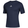 adidas Men's Collegiate Navy Alphaskin Short Sleeve Top