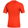 adidas Men's Collegiate Orange Alphaskin Short Sleeve Top