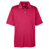 UltraClub Men's Cardinal Cool & Dry Stain-Release Performance Polo