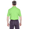 UltraClub Men's Light Green Cool & Dry Stain-Release Performance Polo