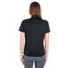 UltraClub Women's Black Cool & Dry Stain-Release Performance Polo