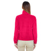 UltraClub Women's Red Iceberg Fleece Full-Zip Jacket