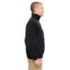 UltraClub Men's Black Iceberg Fleece Full-Zip Jacket