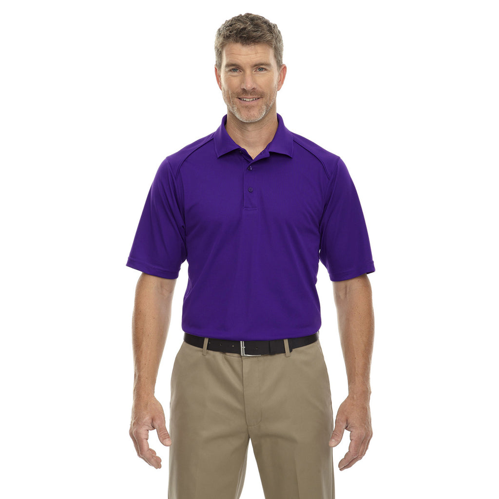 Extreme Men's Campus Purple Eperformance Shield Snag Protection Short-Sleeve Polo