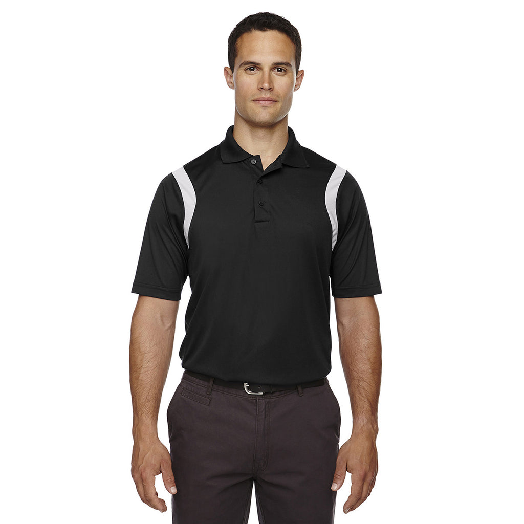 Extreme Men's Black Eperformance Venture Snag Protection Polo