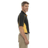 Extreme Men's Black/Campus Gold Tall Eperformance Fuse Snag Protection Plus Colorblock Polo