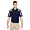 Extreme Men's Classic Navy Eperformance Strike Colorblock Snag Protection Polo