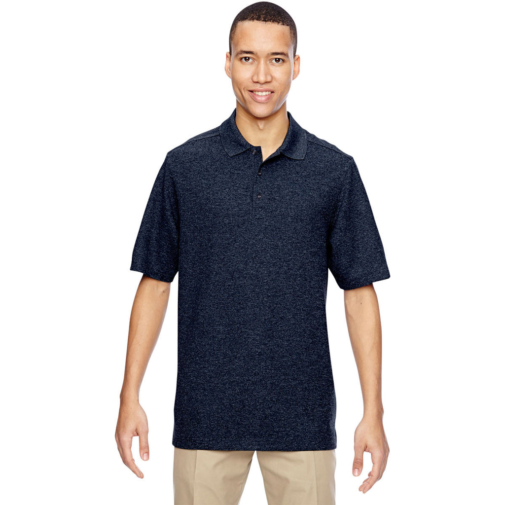 North End Men's Navy Excursion Nomad Performance Waffle Polo