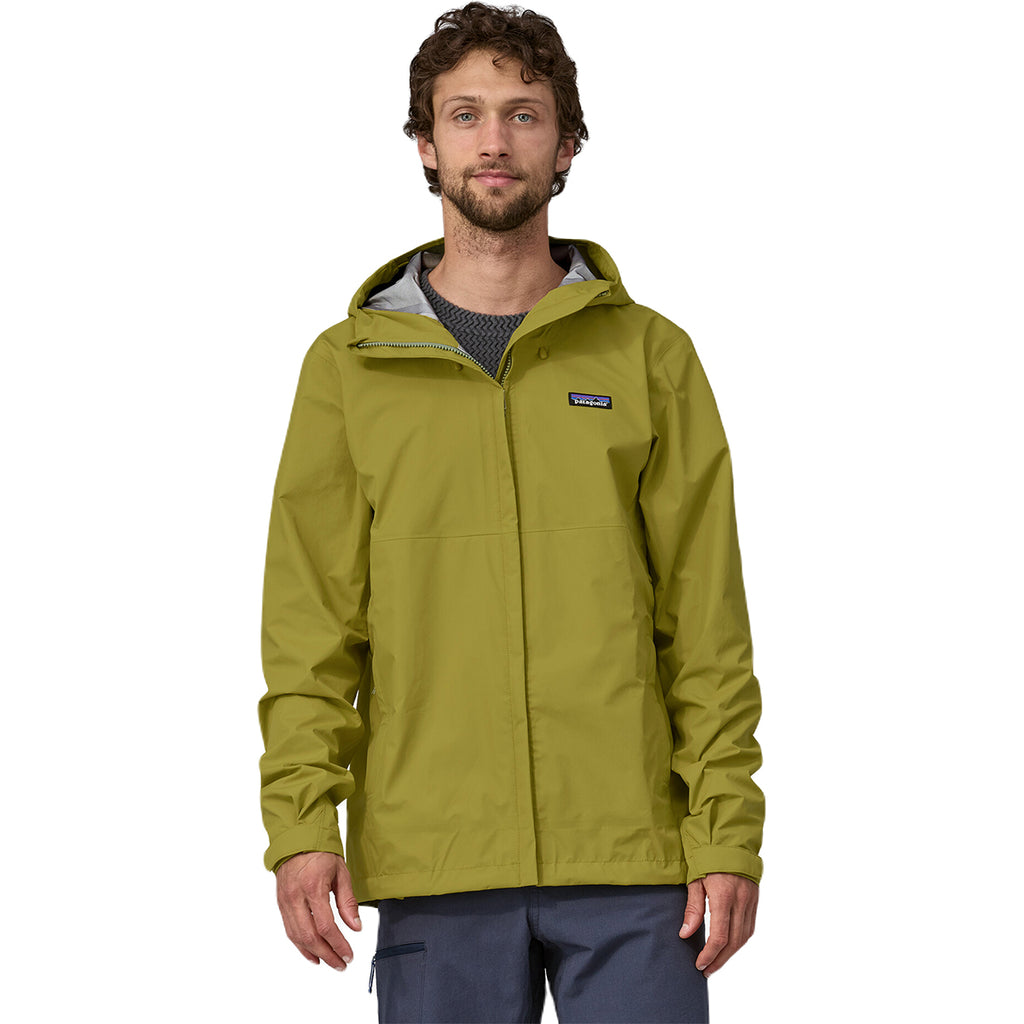 Patagonia Men's Shrub Green Torrentshell 3L Jacket