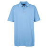 UltraClub Men's Cornflower Classic Pique Polo with Pocket
