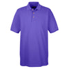UltraClub Men's Purple Classic Pique Polo