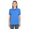 UltraClub Women's French Blue Whisper Pique Polo