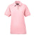 UltraClub Women's Pink Whisper Pique Polo