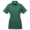 UltraClub Women's Forest Green Basic Pique Polo