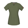 Dickies Women's Olive EDS Stretch V-Neck Top