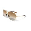 Under Armour Shiny Gold UA Doubledown With Brown Gradient Lens