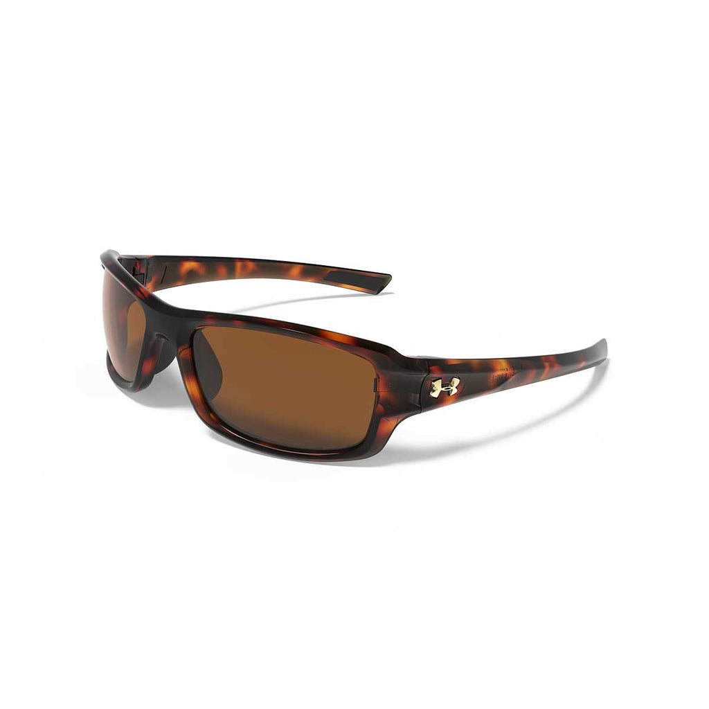 Under Armour Shiny Tortoise UA Edge With Brown Lens