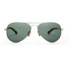 Under Armour Shiny Gold UA Getaway With Green Mirror Lens