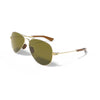Under Armour Shiny Gold UA Getaway With Green Mirror Lens