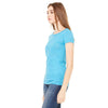 Bella + Canvas Women's Aqua Burnout Short-Sleeve T-Shirt