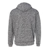 J. America Men's Charcoal Fleck Cosmic Fleece Hooded Pullover Sweatshirt